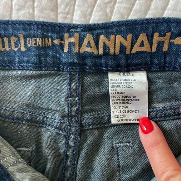 Cruel Girl Hannah Flare Womens Jeans - Picture 4 of 5